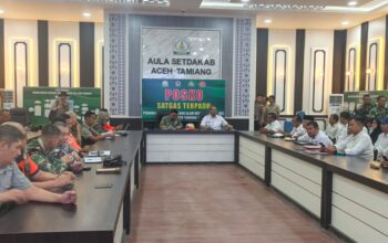 Bupati Armia Pahmi Memaparkan Bahwa Saat Ini Ribuan Unit Hunian Tengah Dalam Tahap Identifikasi